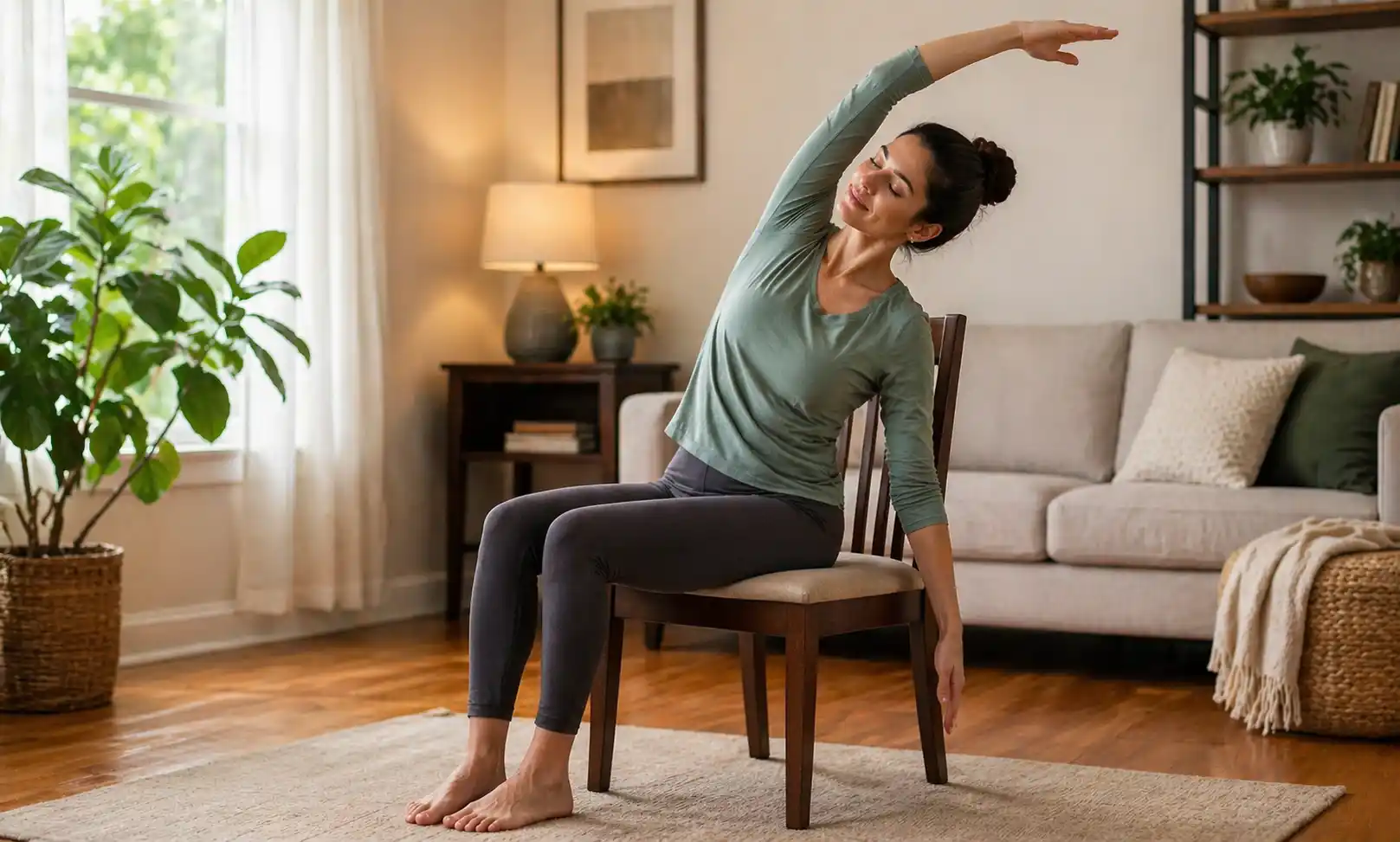 Chair Yoga Free: Simple Daily Routine for Beginners