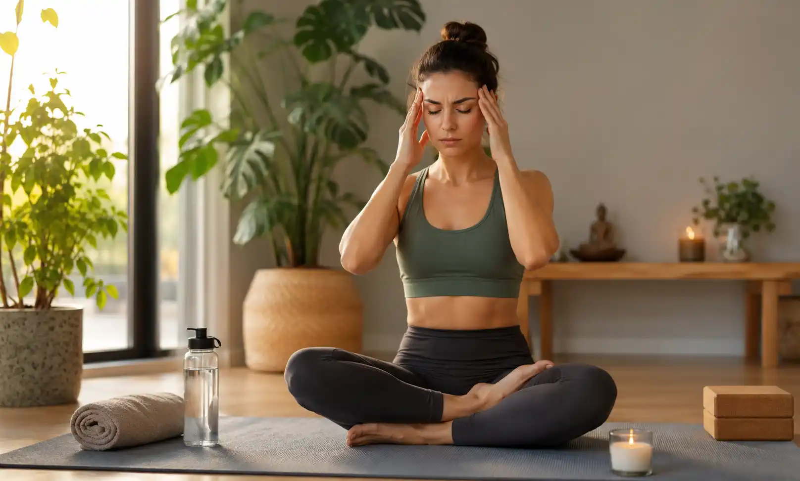migraine pain solution by yoga: Natural Migraine Relief Tips
