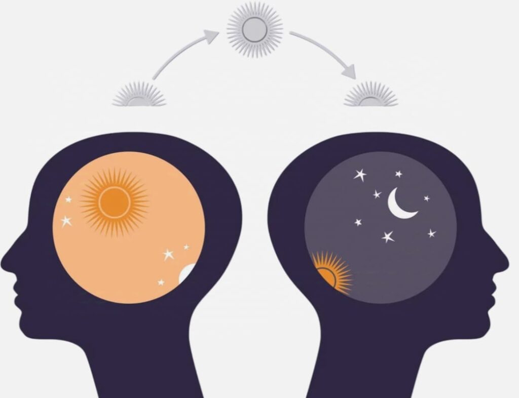 Exposure to daylight and reduced nighttime light
