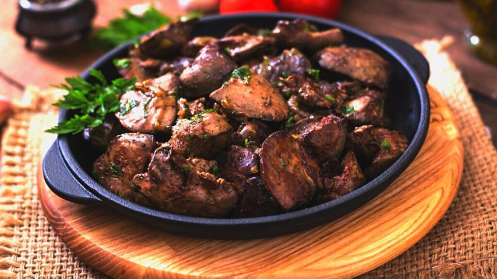 chicken liver nutrition, chicken liver benefits, 