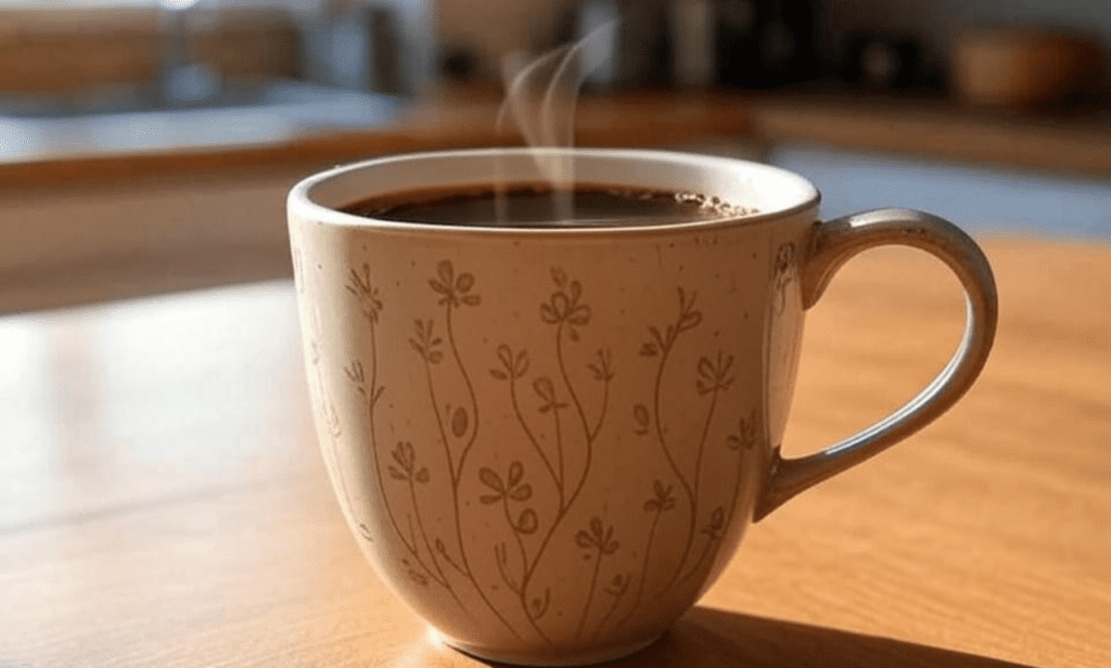 Coffee cup illustrating gut health benefits, risks, and science.