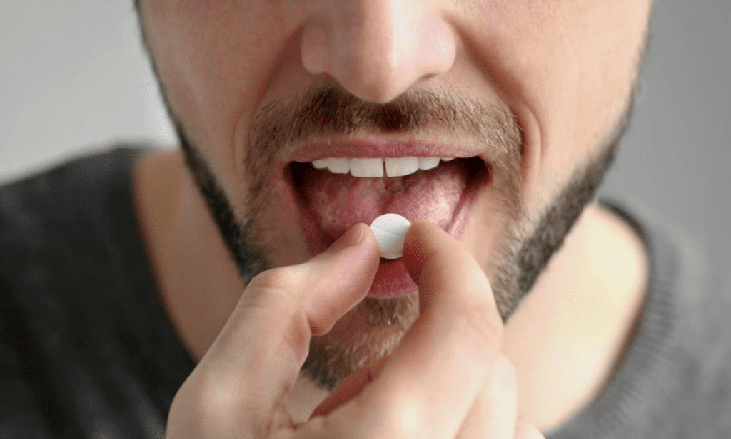 Potential hormone-free male birth control pill proves safe.
