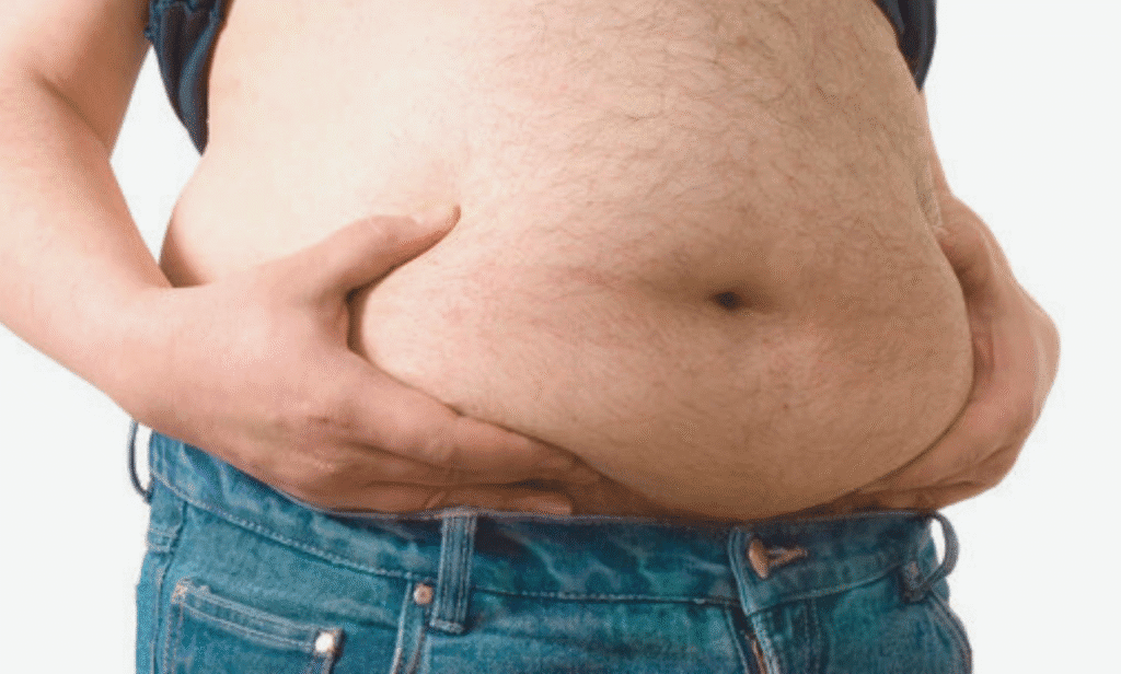 Study links belly fat to dementia risk in aging men.