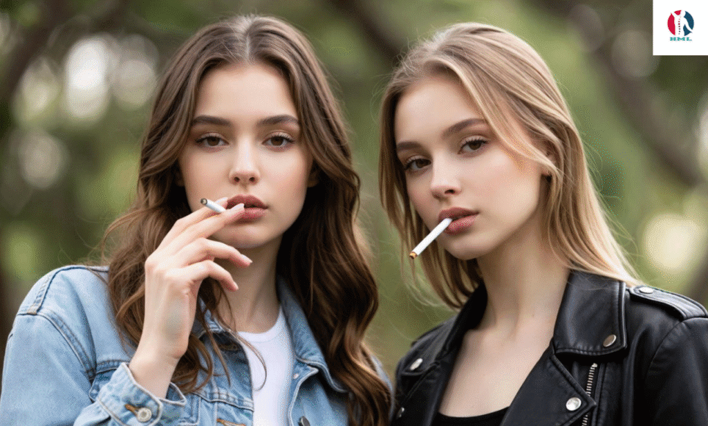 Two cigarettes a day causing major heart damage.
